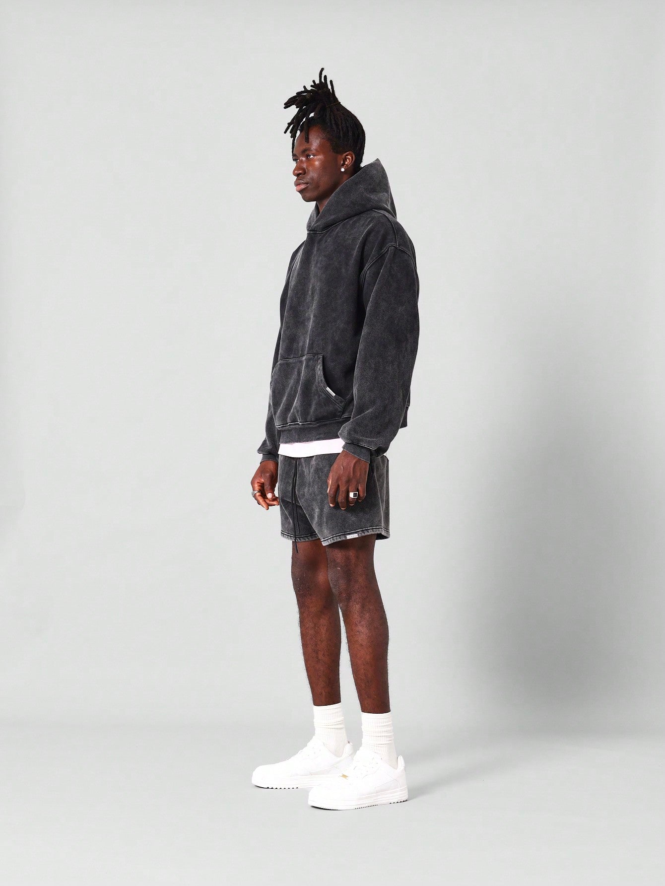 Regular Fit Essential Premium Washed Overhead Hoodie