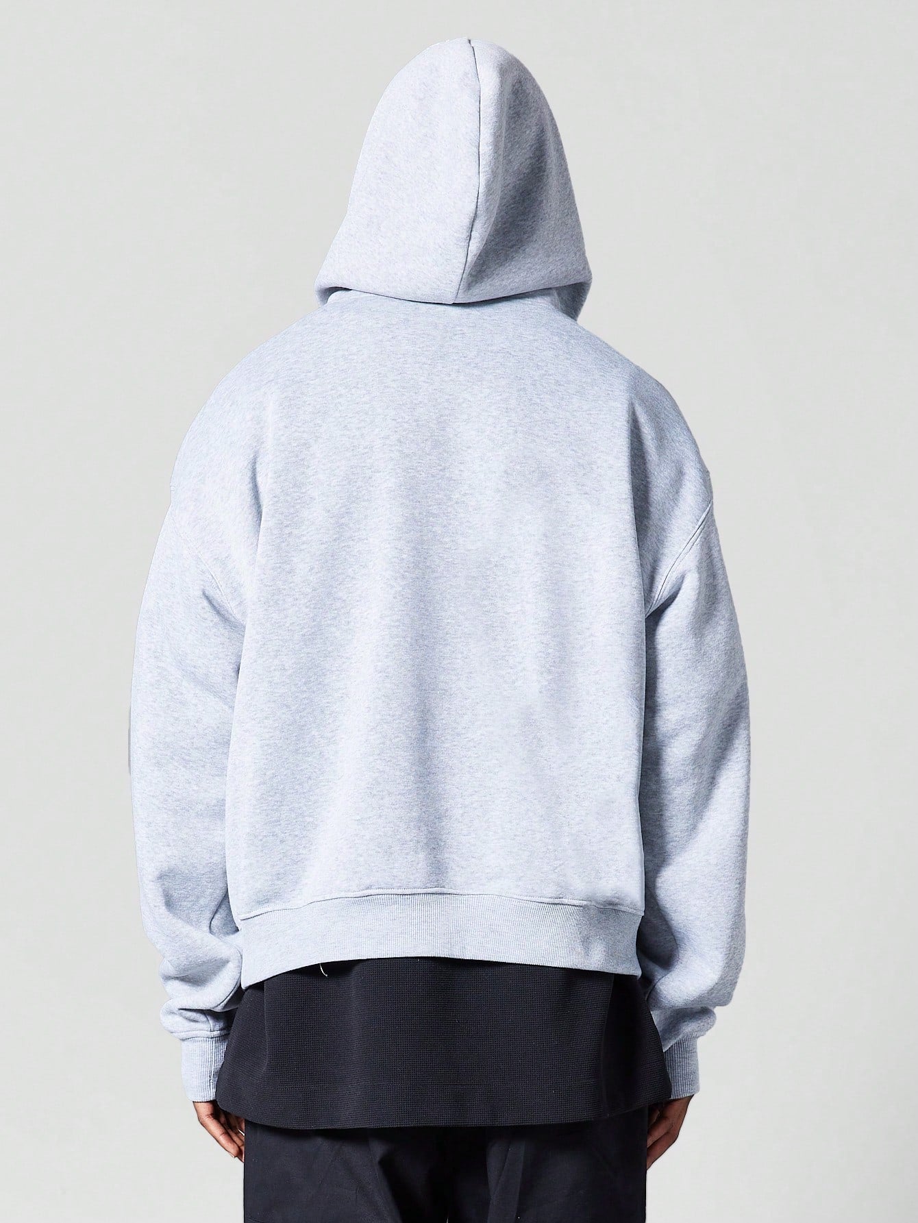 Overhead Double Hoodie With Drawcords