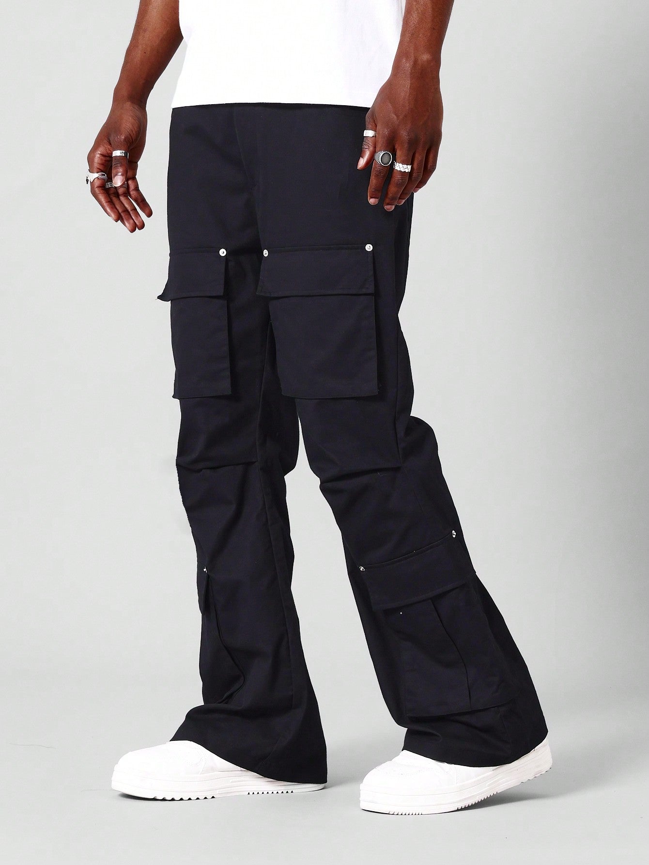 Flare Fit Cargo Trouser