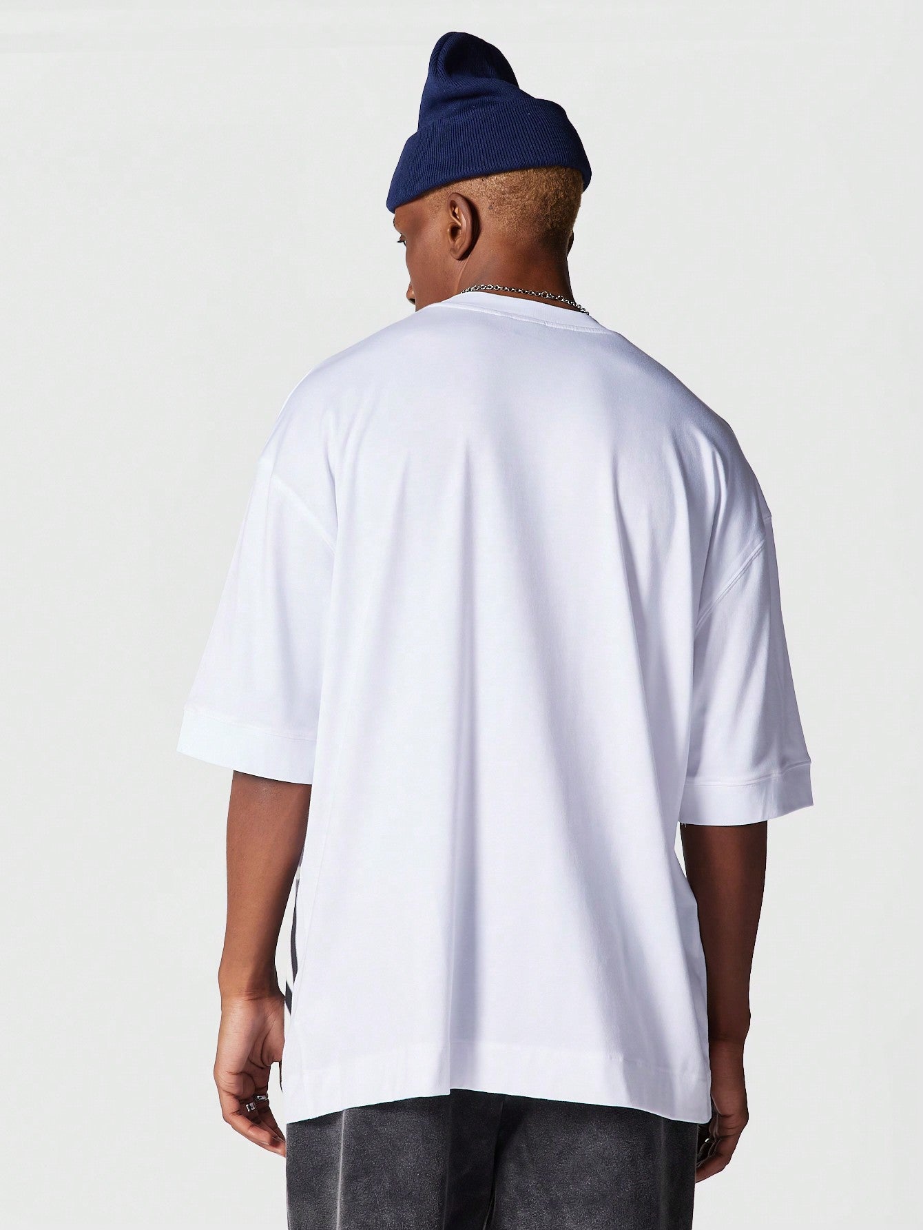 Oversized Fit Tee With Front Print