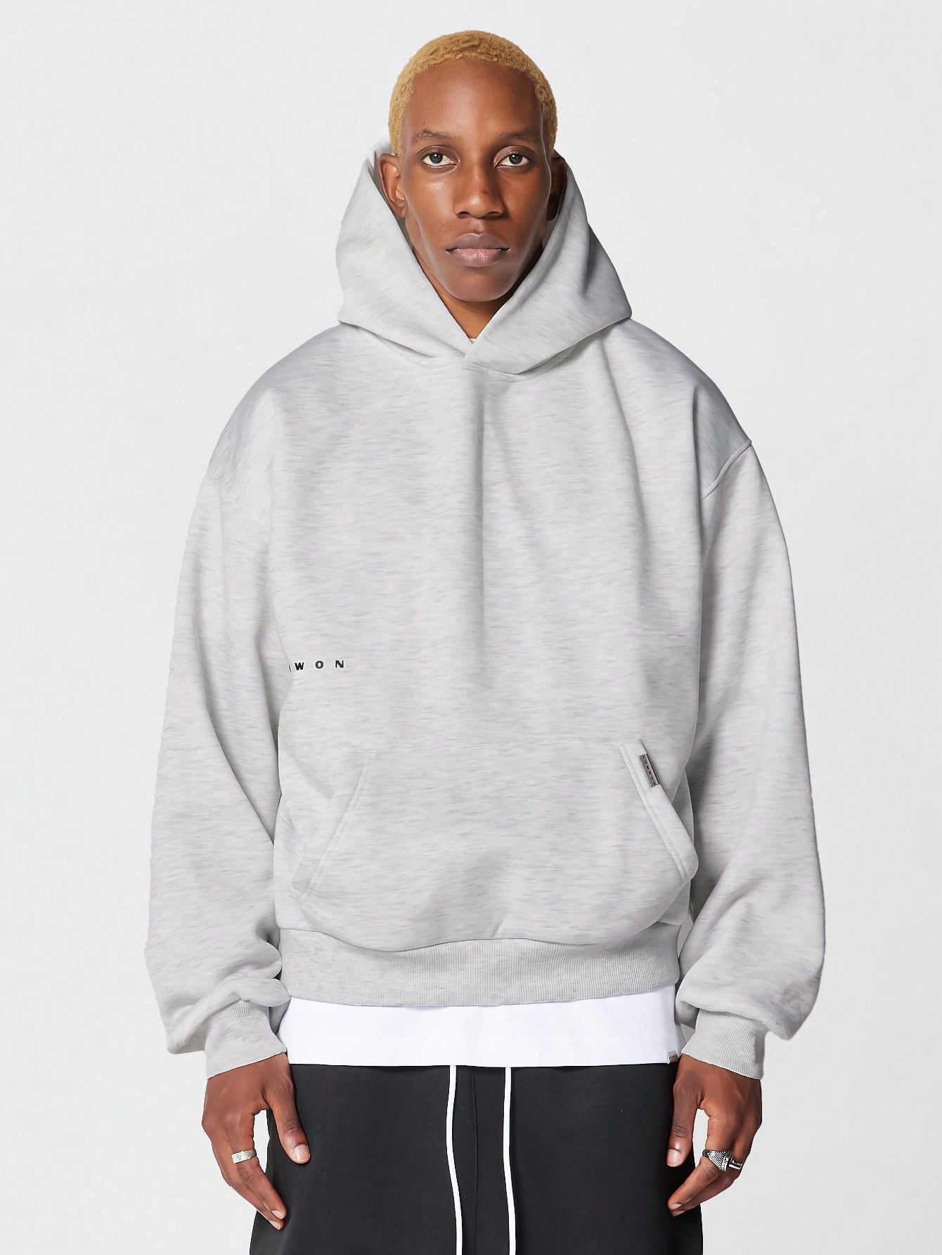 Overhead Hoodie With Back Pop Print