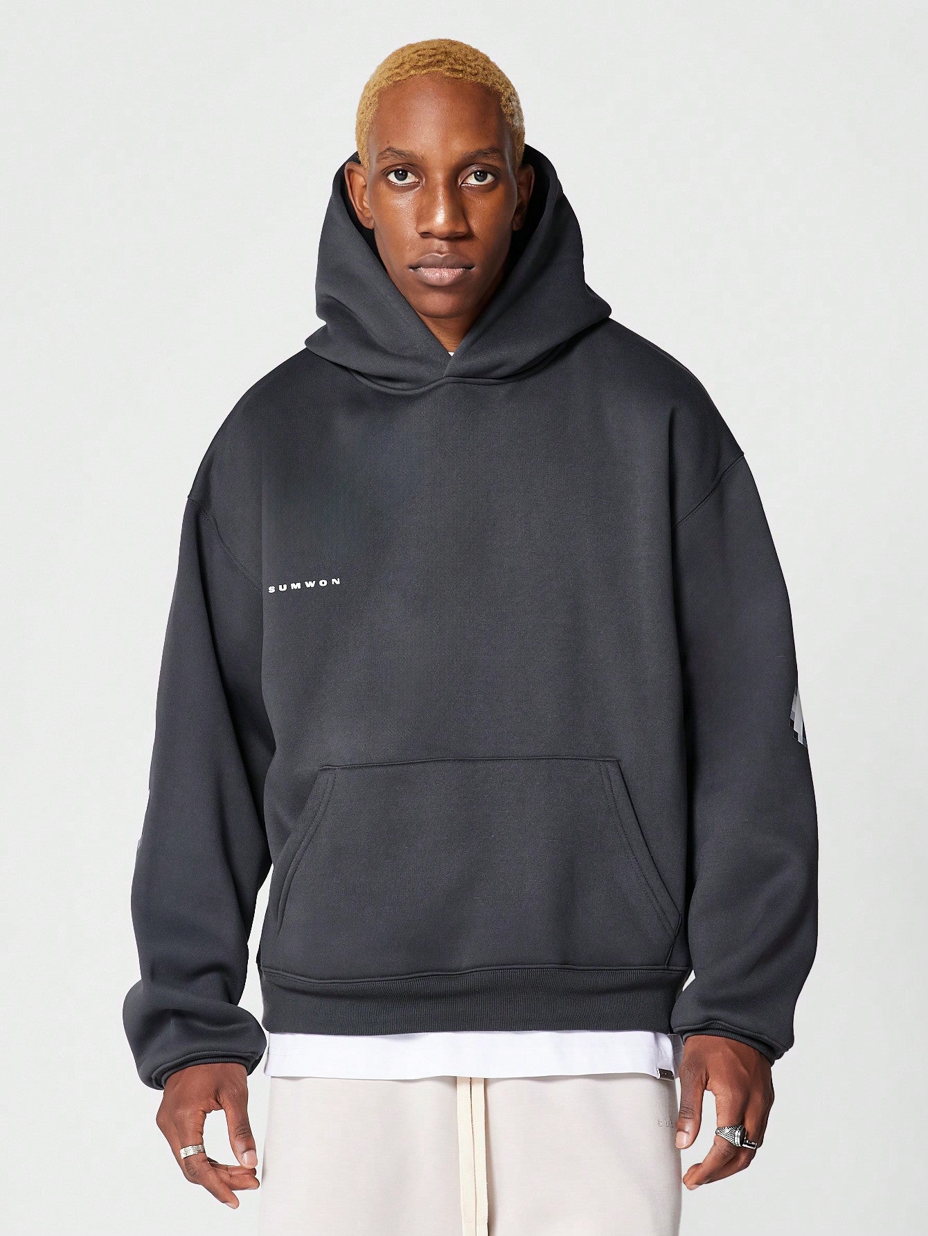 Overhead Hoodie With Back Print