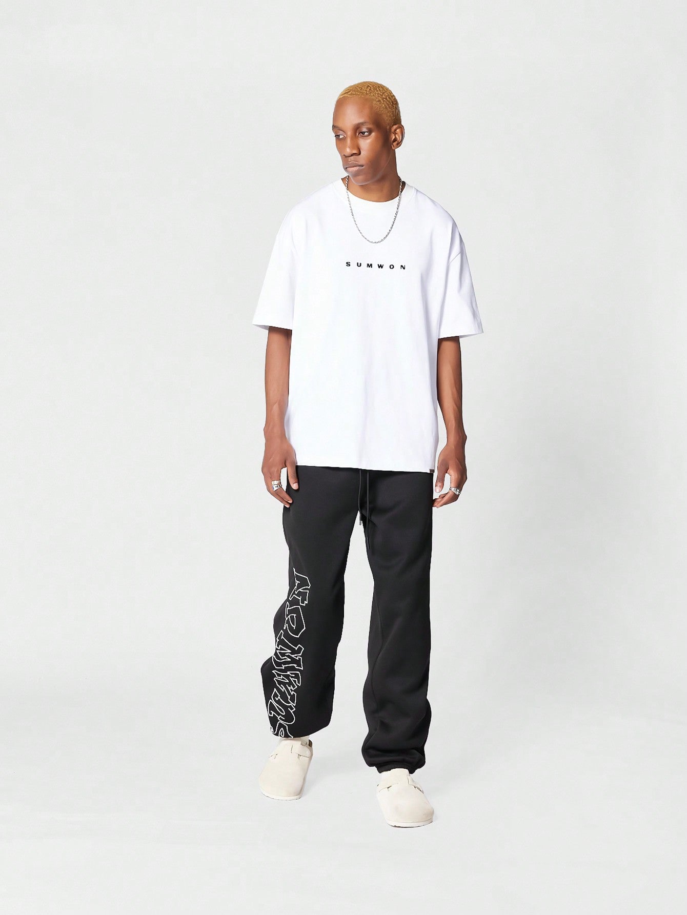 Oversized Jogger With Side Print