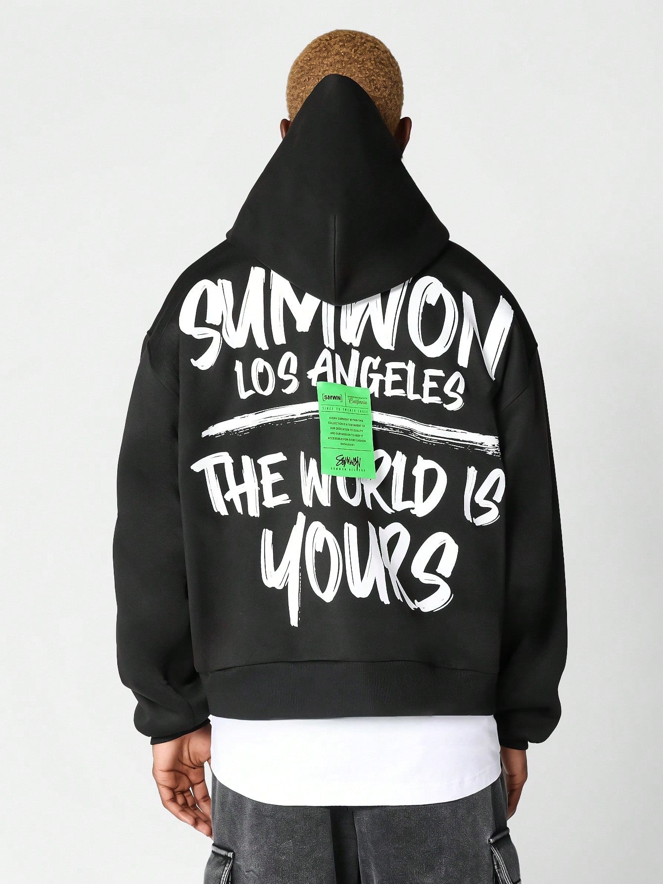 Overhead Hoodie With Back Print