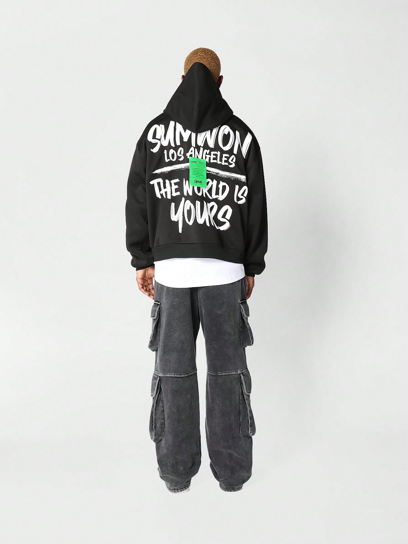 Overhead Hoodie With Back Print