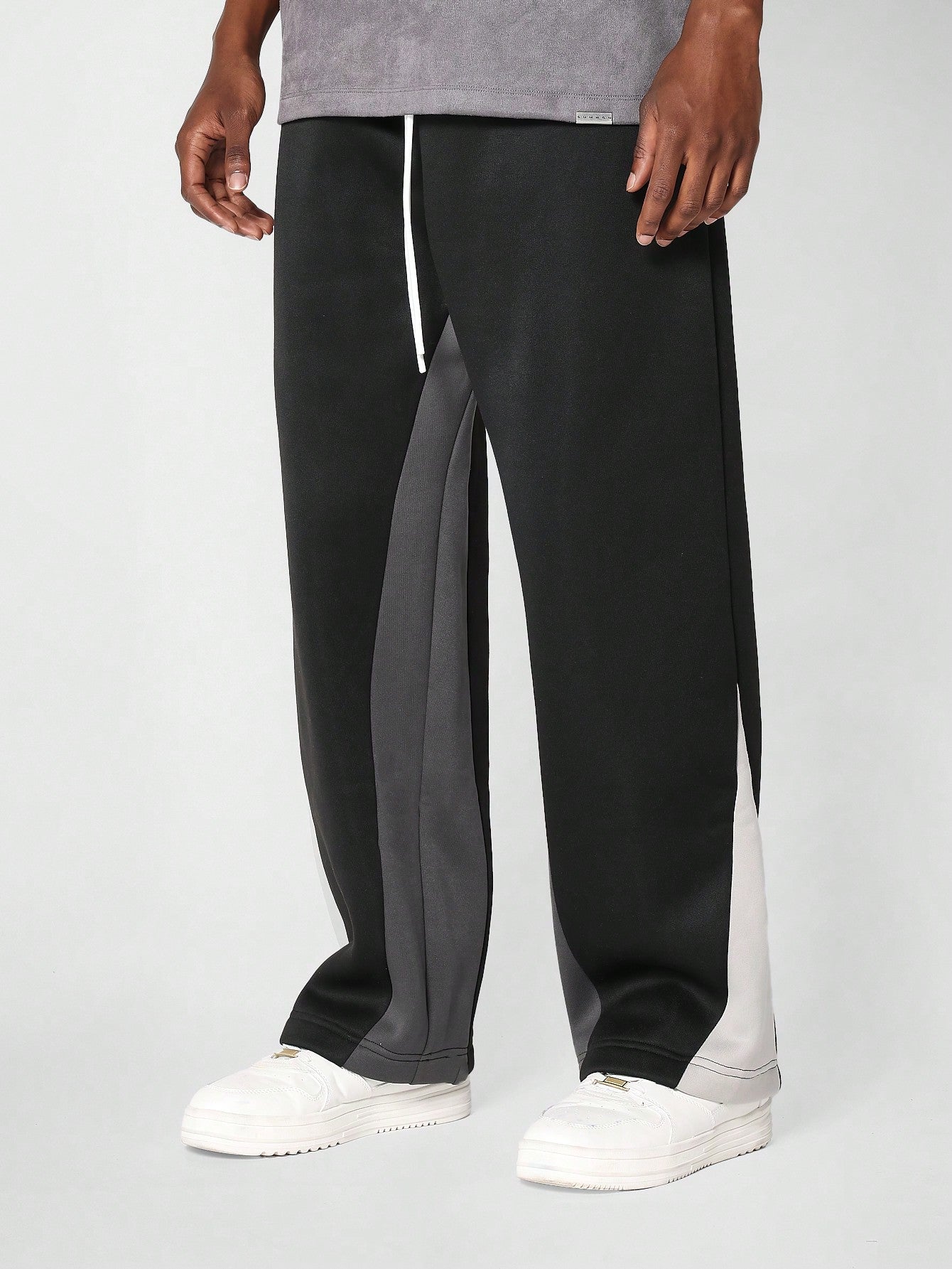 Loose Fit Baggy Drop Crotch Colorblock Sweatpants