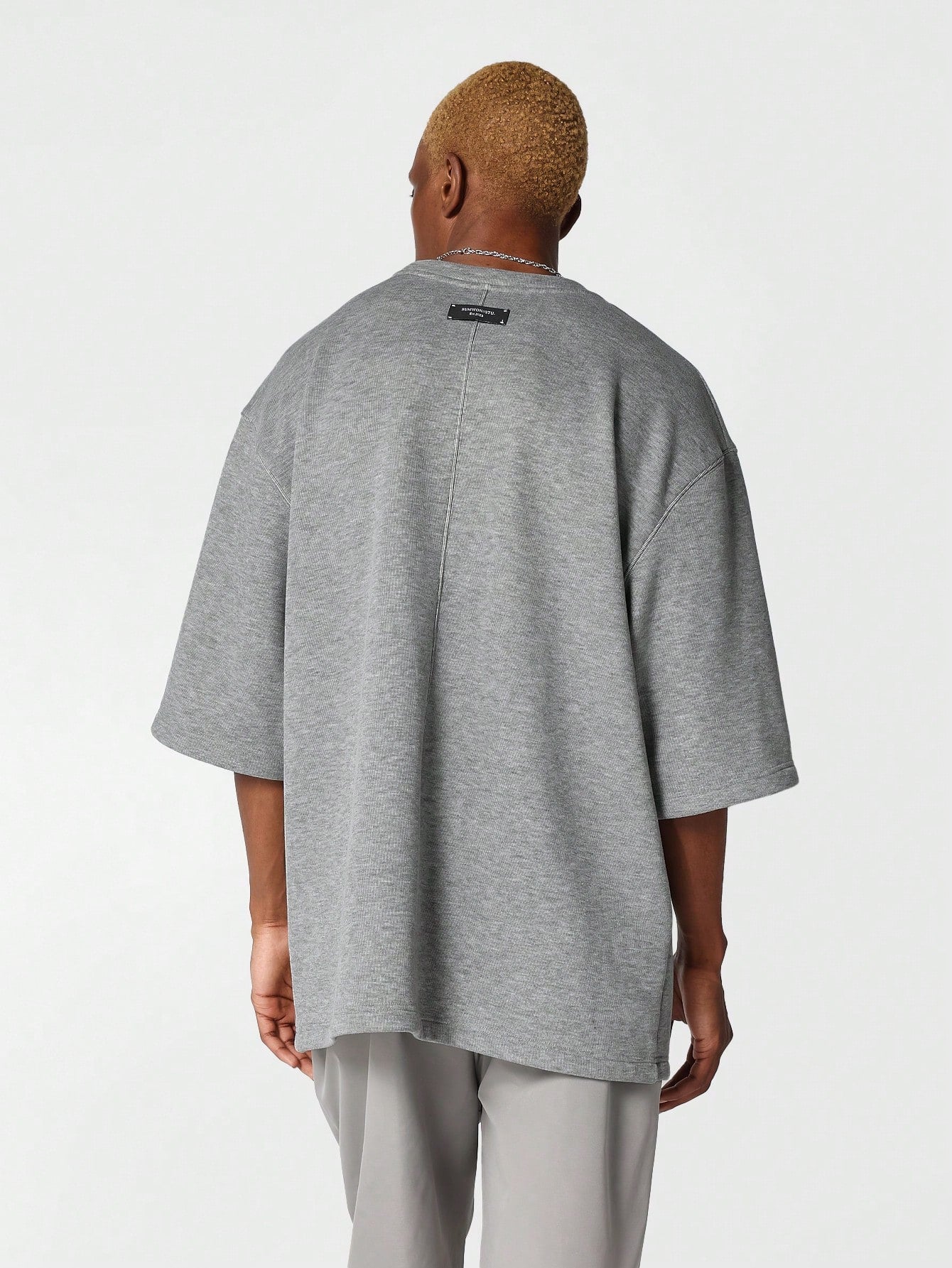 Premium Oversized Tee With Elbow Sleeve