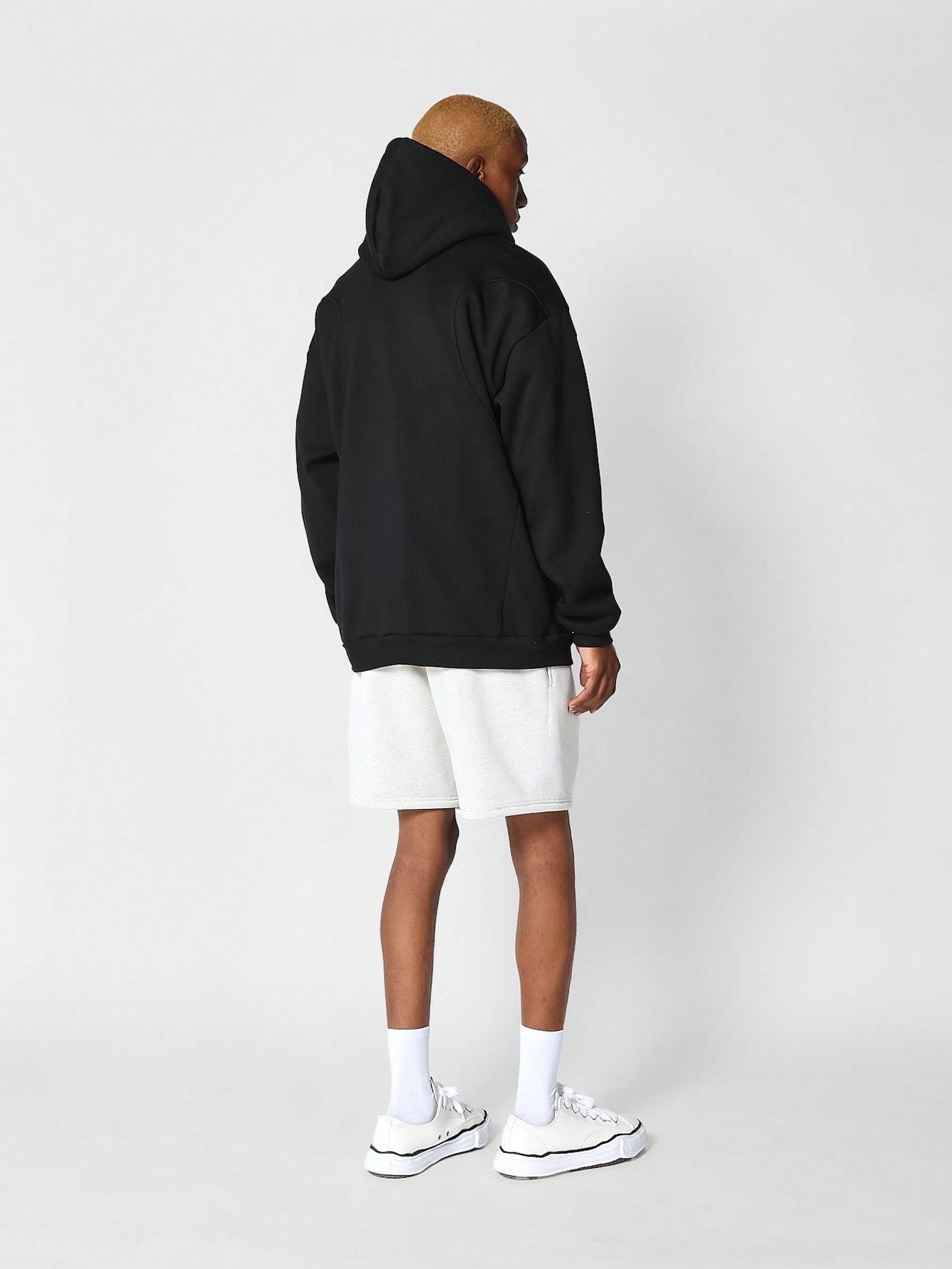 Oversized Fit Overhead Seamed Hoodie