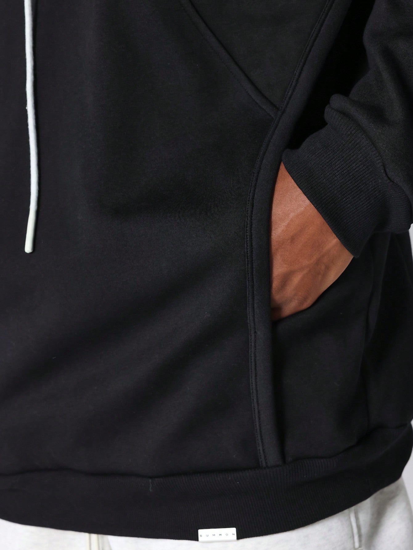 Oversized Fit Overhead Seamed Hoodie