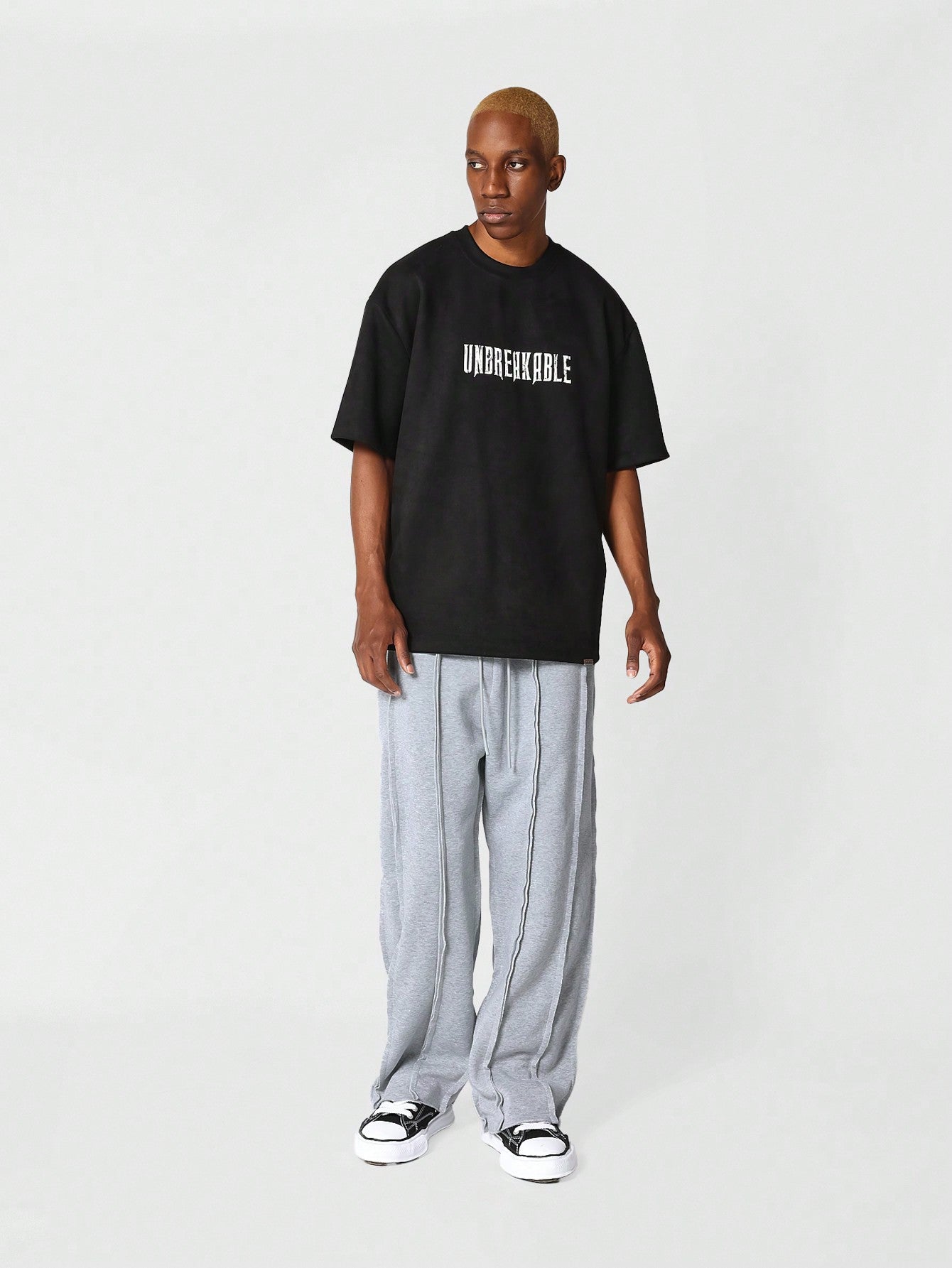 Drop Crotch Jogger With Exposed Seam College Ready