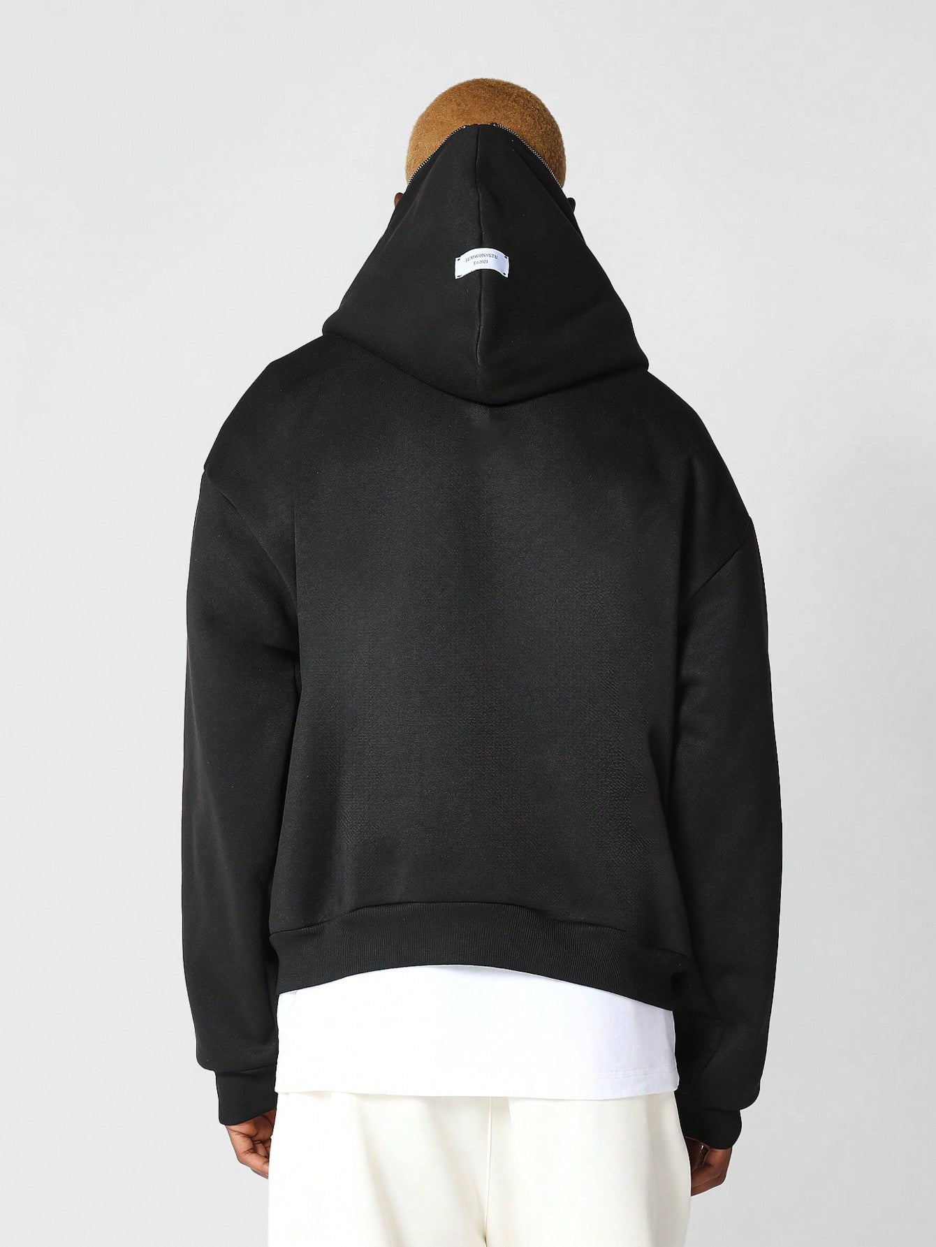 Zip Through Hoodie With Front Graphic Print