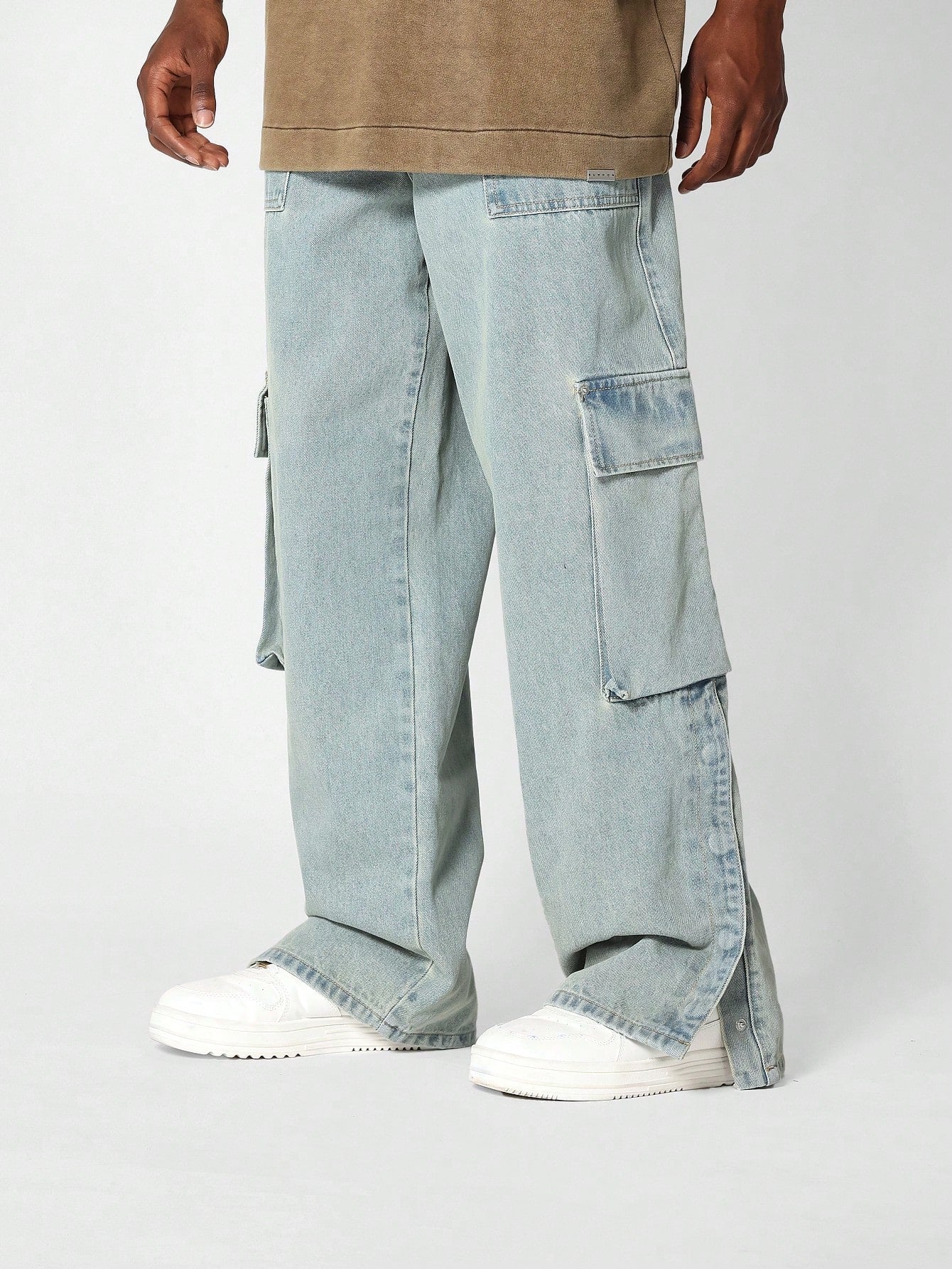 Cargo Jean With Side Snaps College Ready