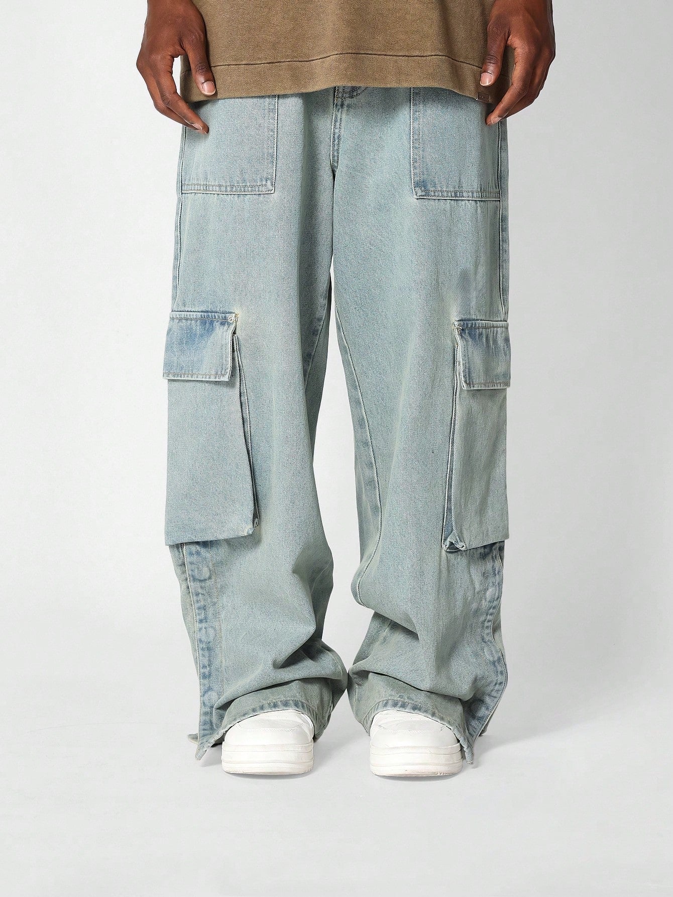 Cargo Jean With Side Snaps College Ready