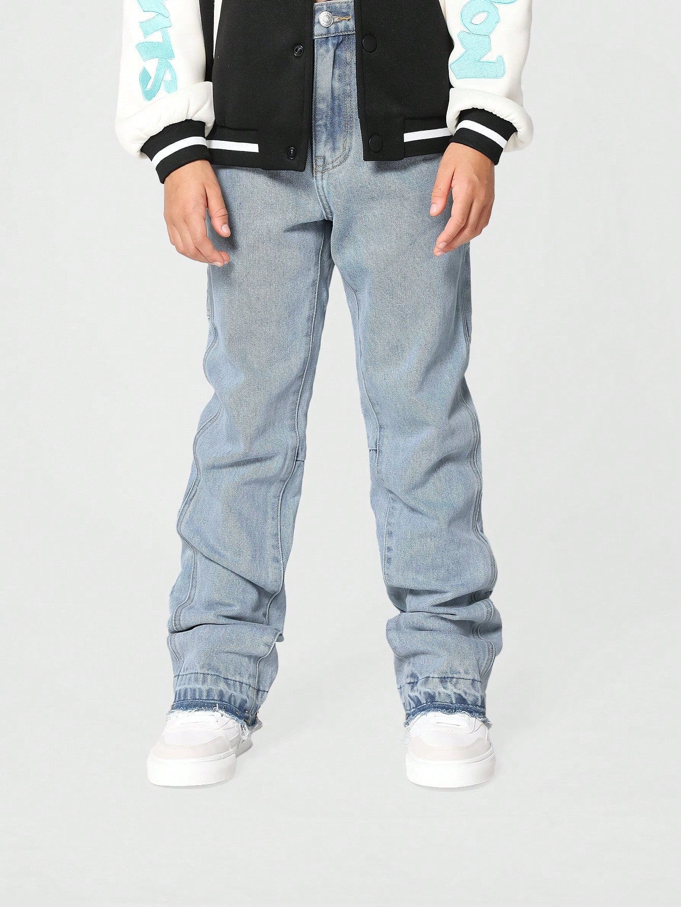 Kids Unisex Flare Fit Workwear Jean Back To School