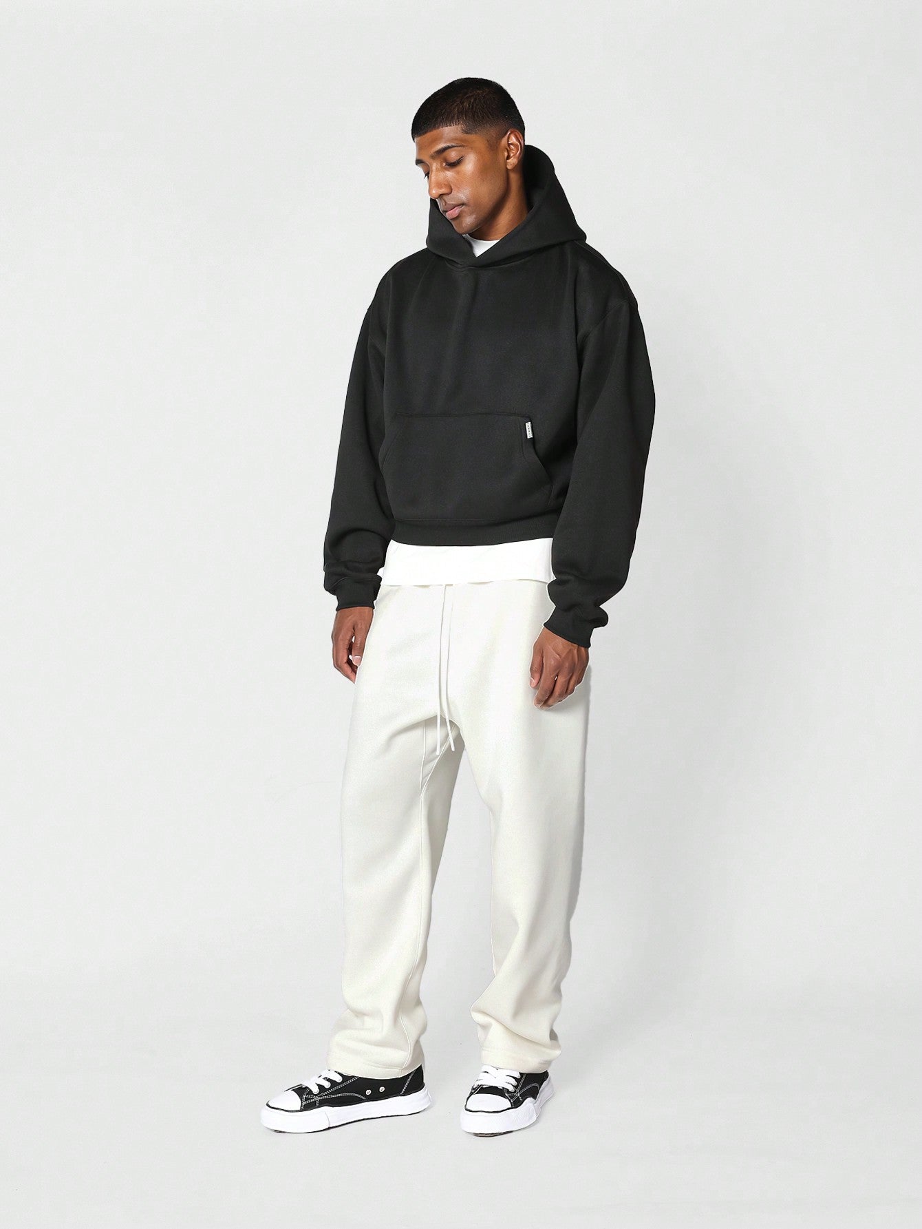 Overhead Crop Fit Essential Hoodie