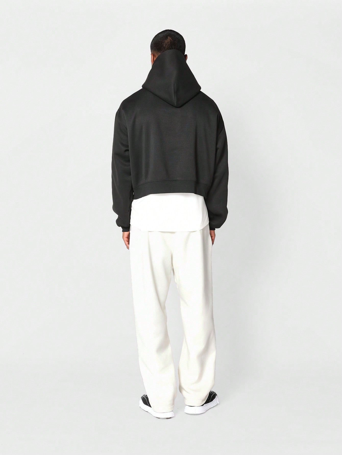 Overhead Crop Fit Essential Hoodie