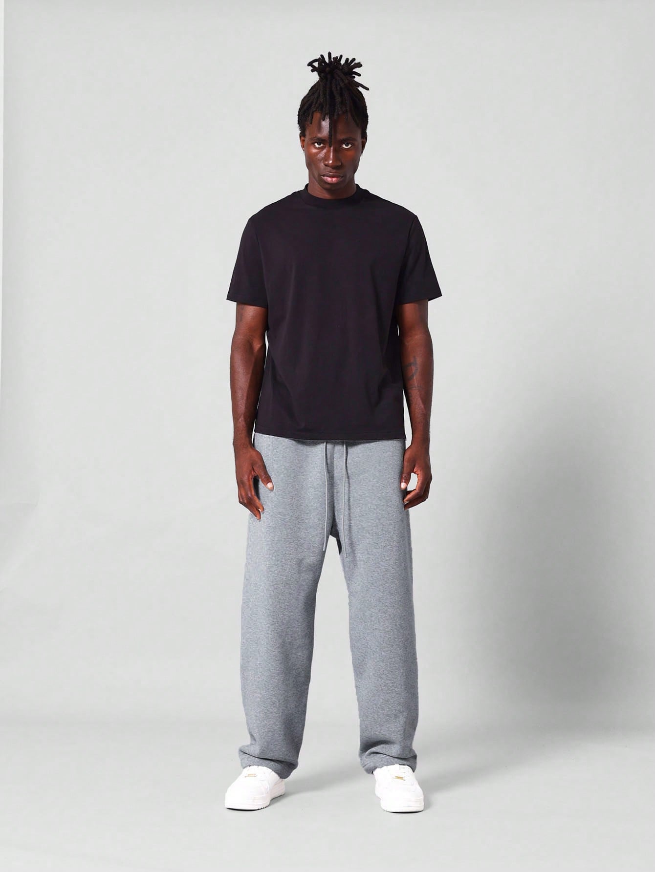 Straight Fit Essential Drop Crotch Jogger