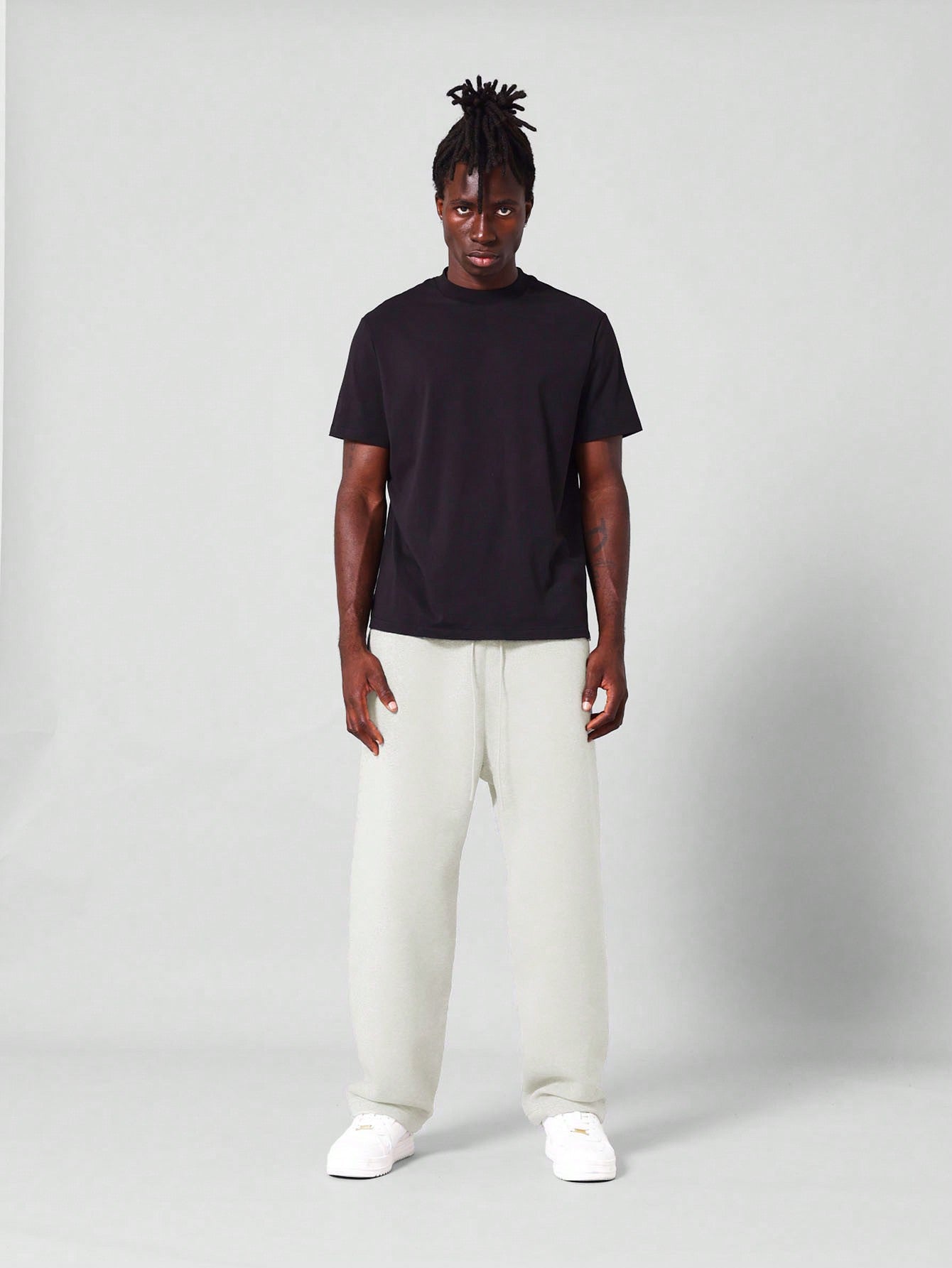 Straight Fit Essential Drop Crotch Jogger