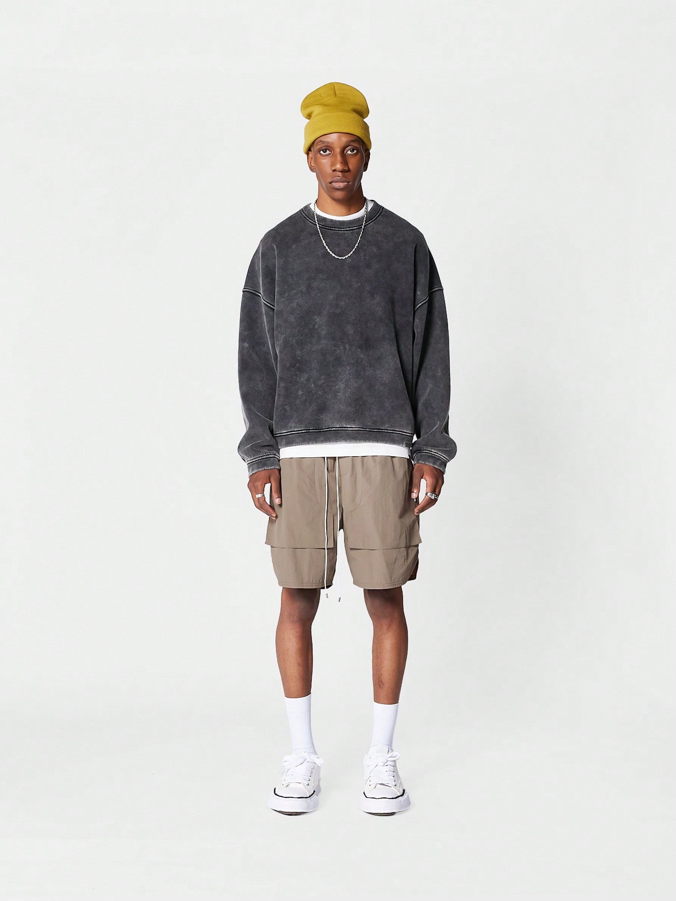 Nylon Short With Cargo Pockets