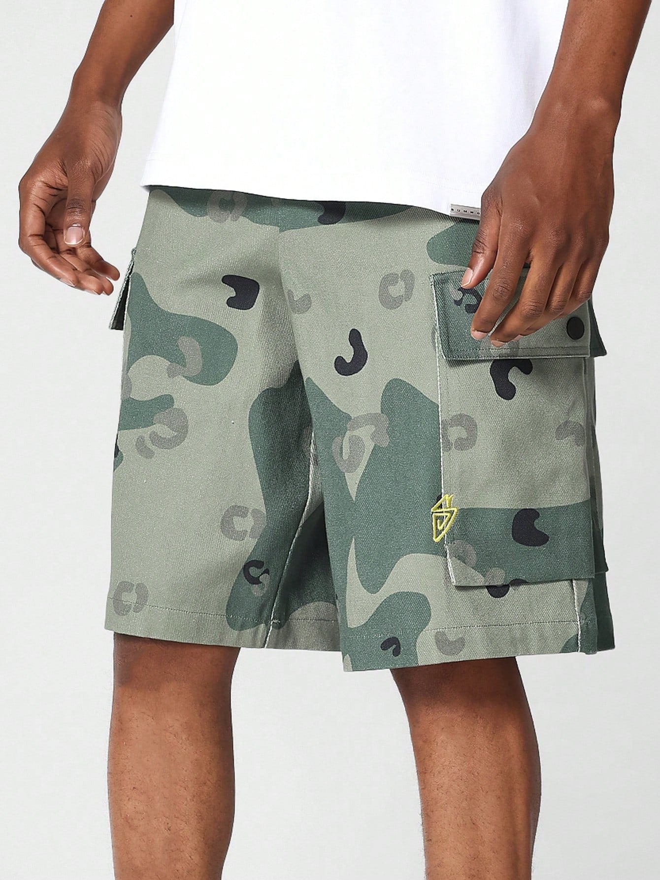 Men Summer Daily Life Camo Cargo Short