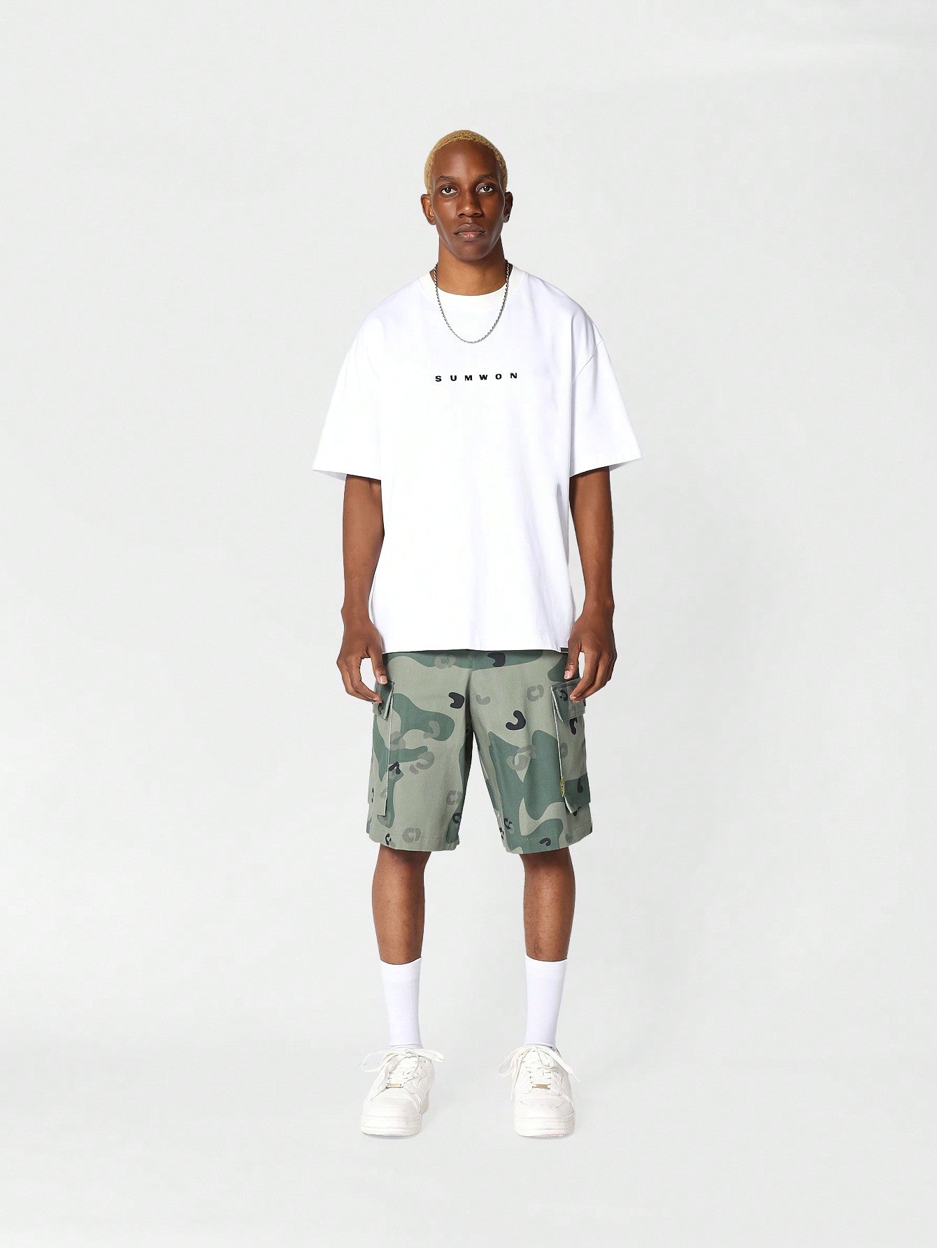 Men Summer Daily Life Camo Cargo Short