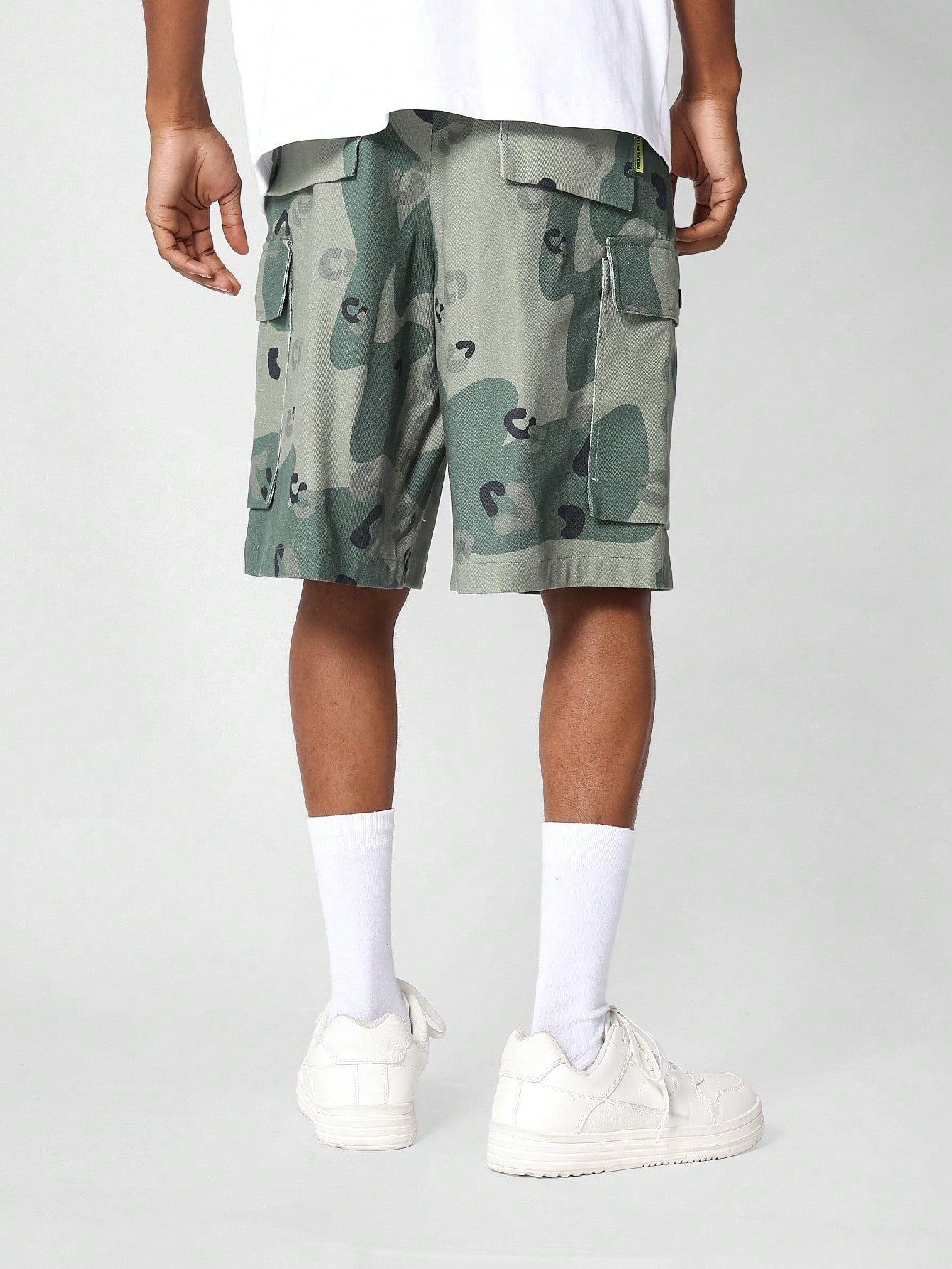 Men Summer Daily Life Camo Cargo Short