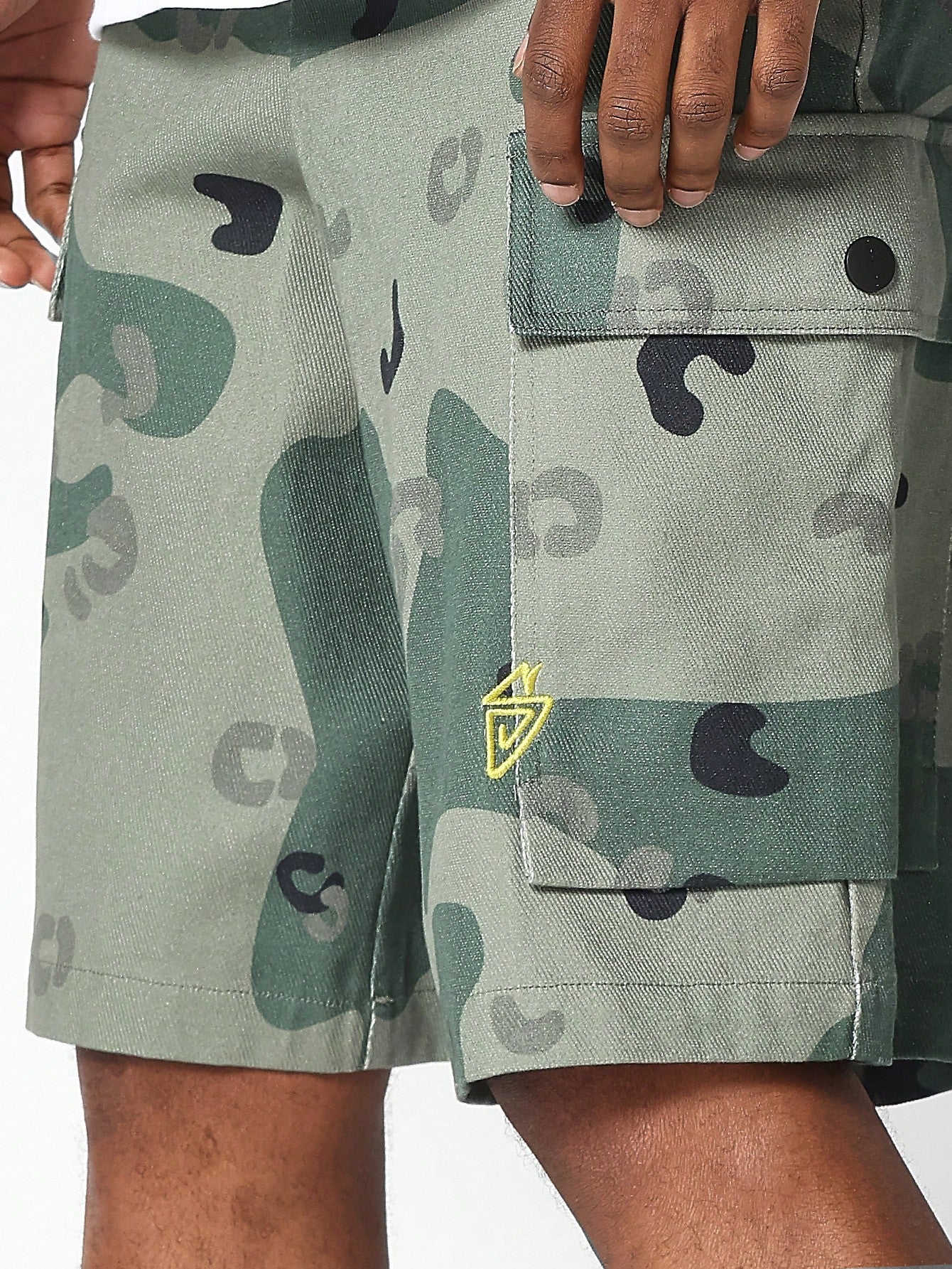 Men Summer Daily Life Camo Cargo Short