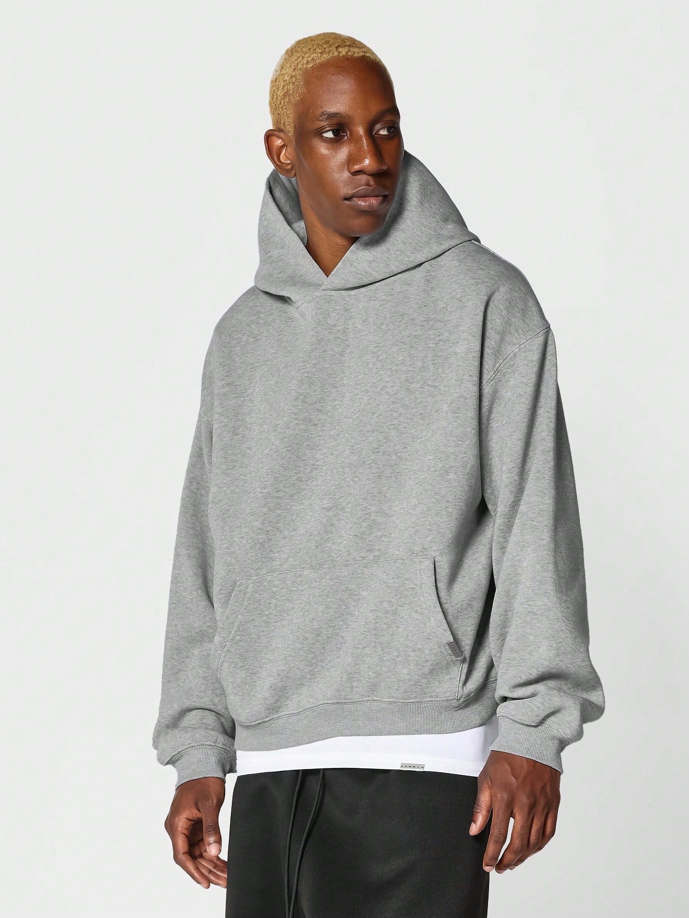 Oversized Fit Hoodie With Back Graphic Print College Ready