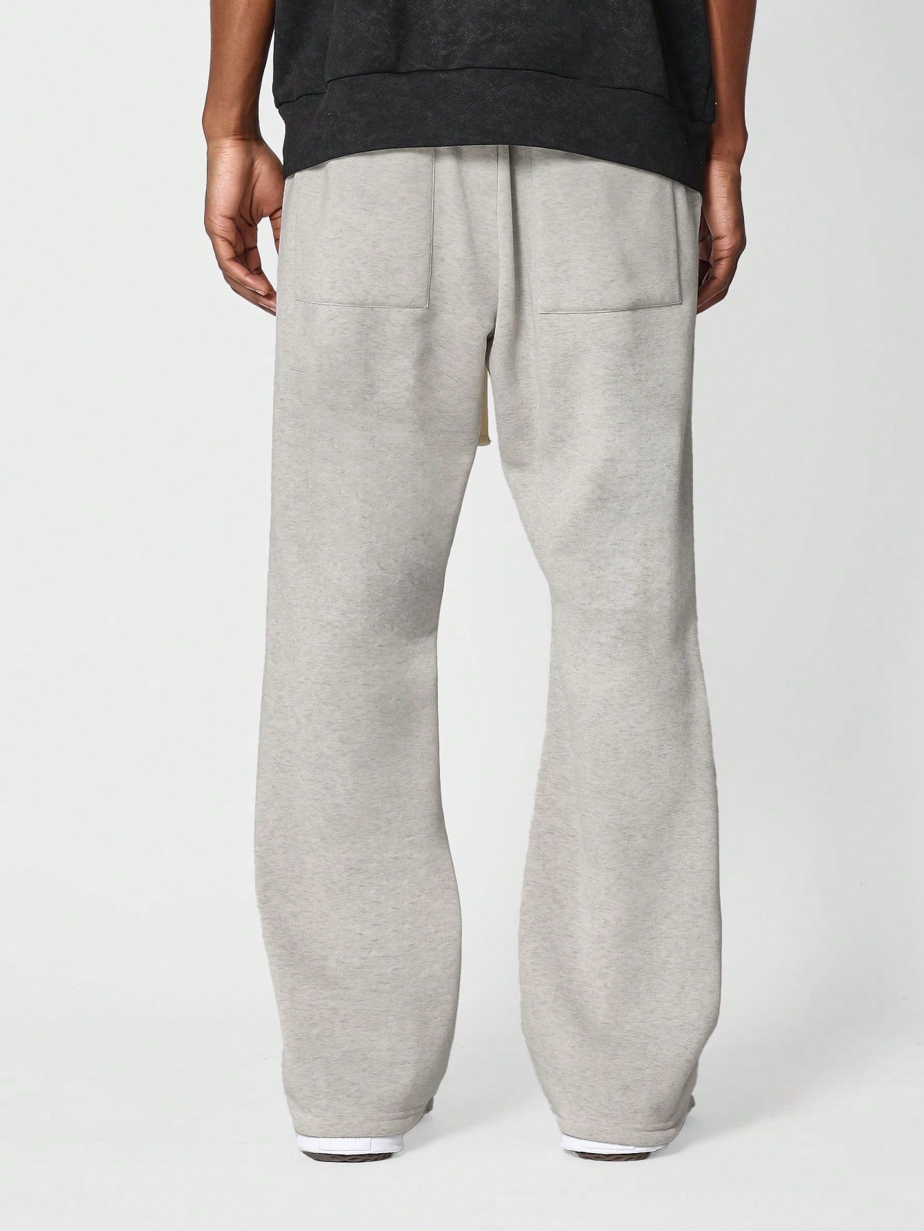 Flare Fit Sweatpants With Drawcords