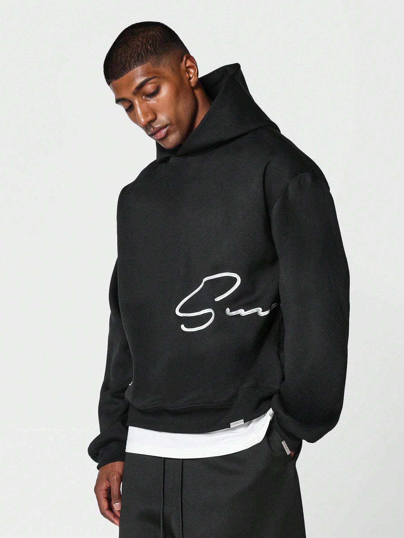 Overhead Hoodie With Signature Embroidery