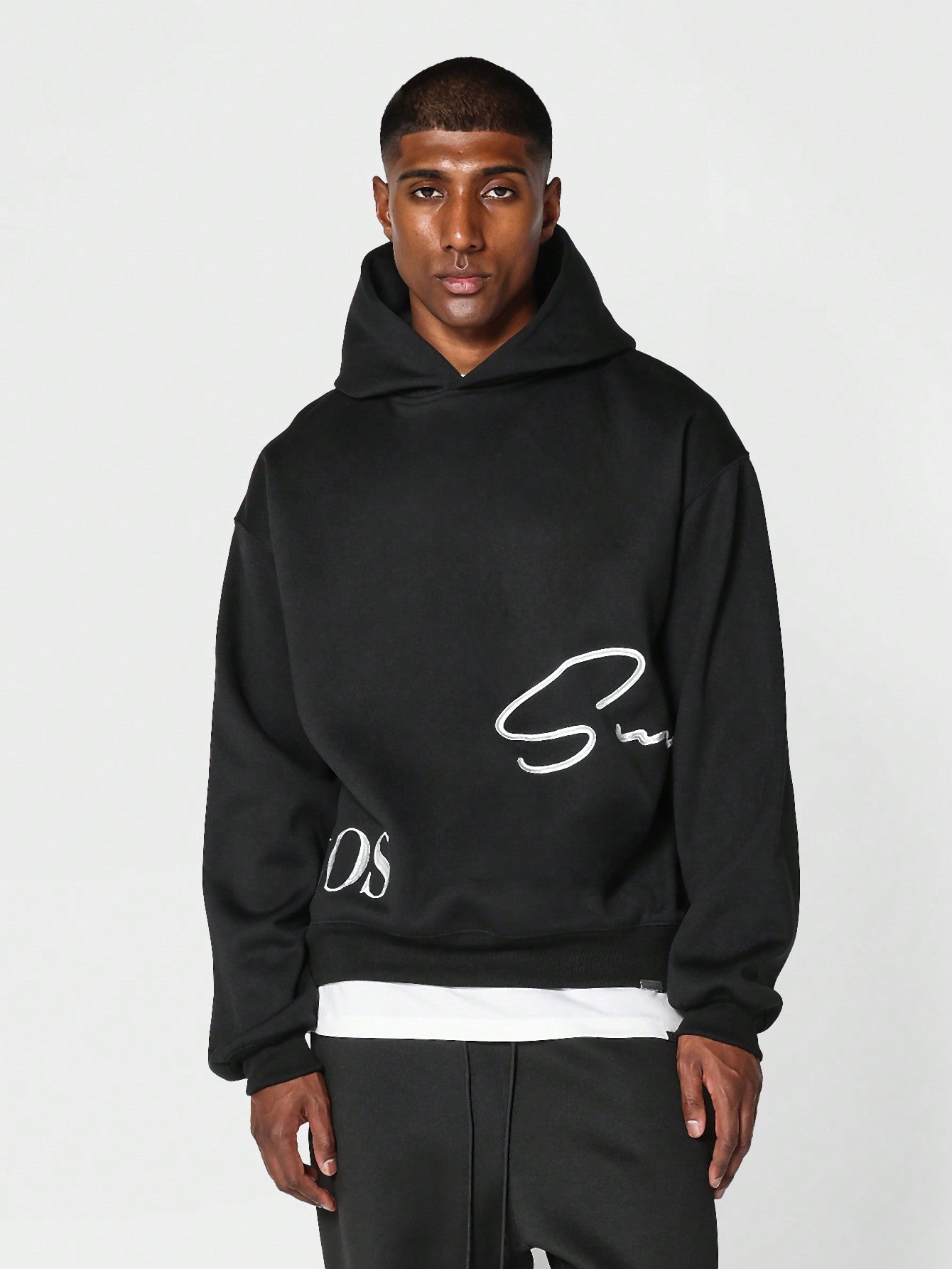 Overhead Hoodie With Signature Embroidery