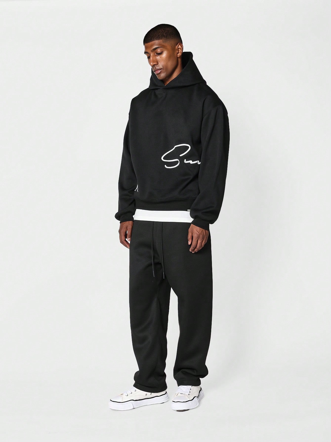 Overhead Hoodie With Signature Embroidery