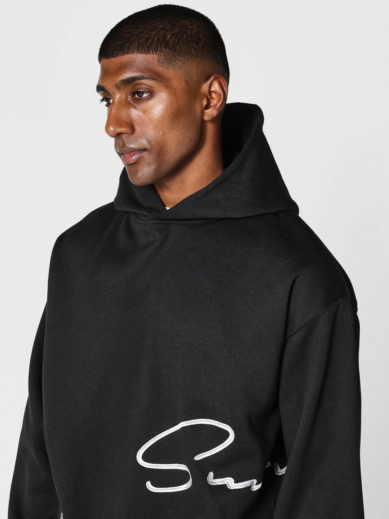 Overhead Hoodie With Signature Embroidery