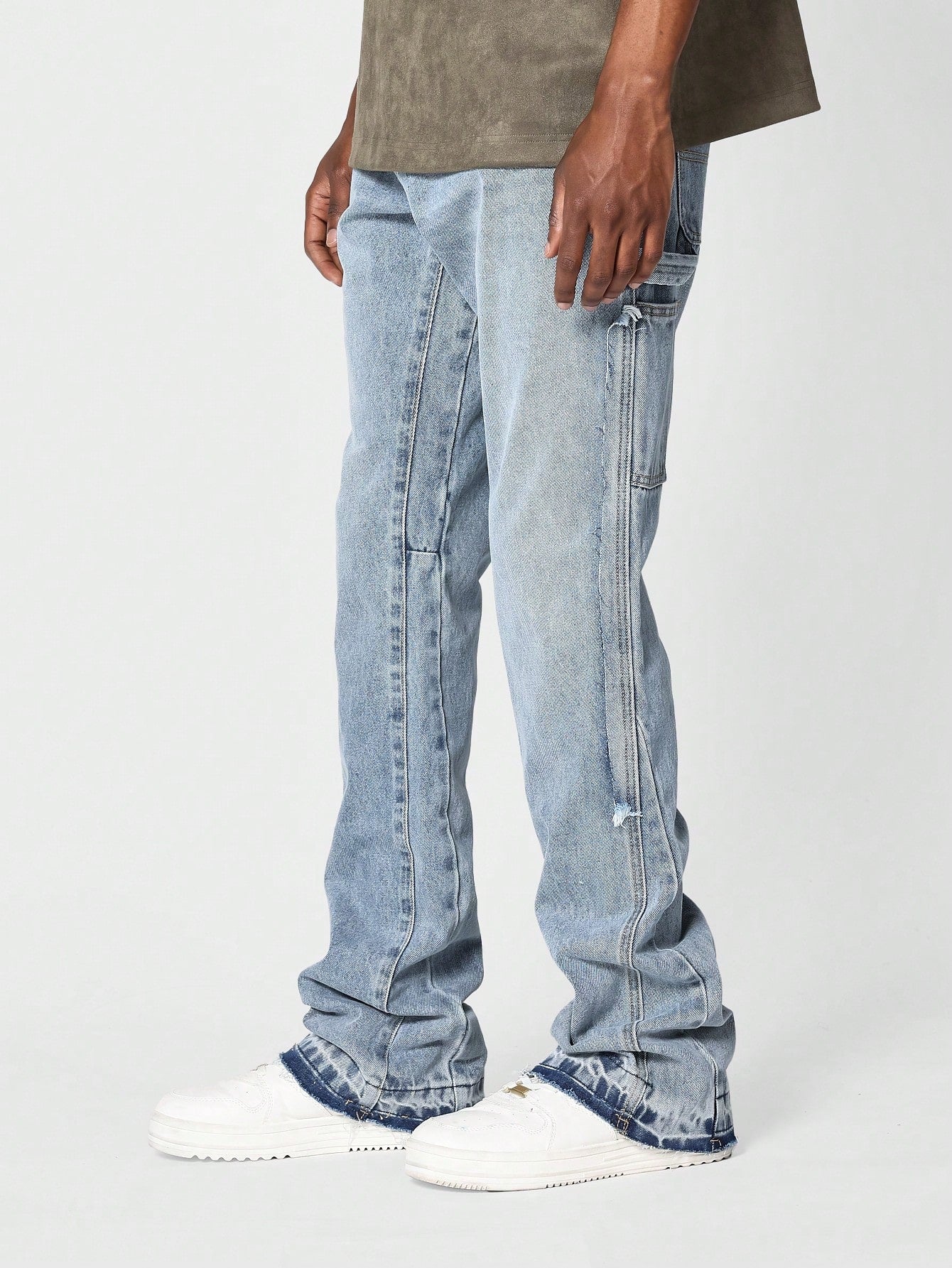 Flare Fit Jean With Back Graphic