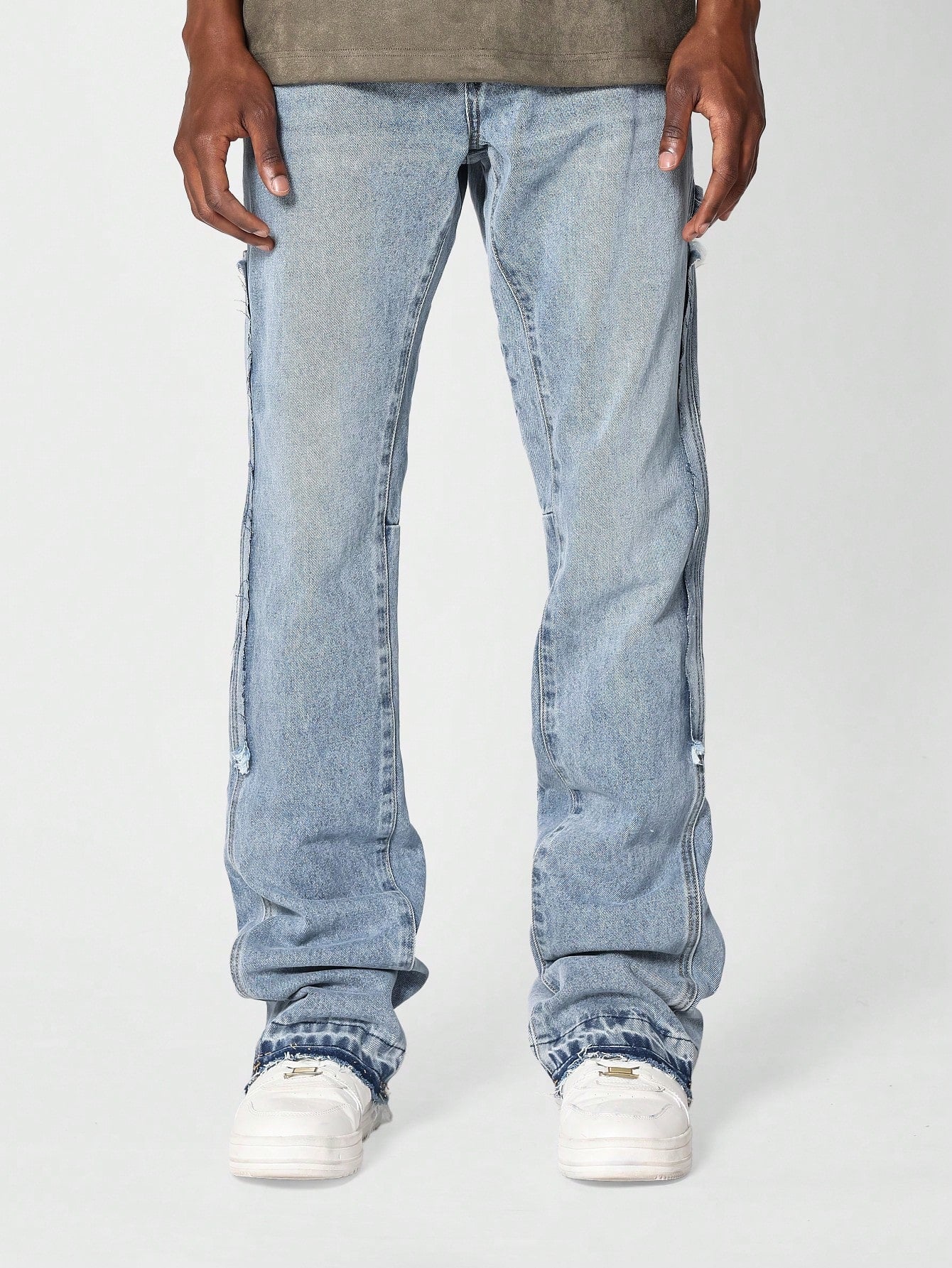 Flare Fit Jean With Back Graphic