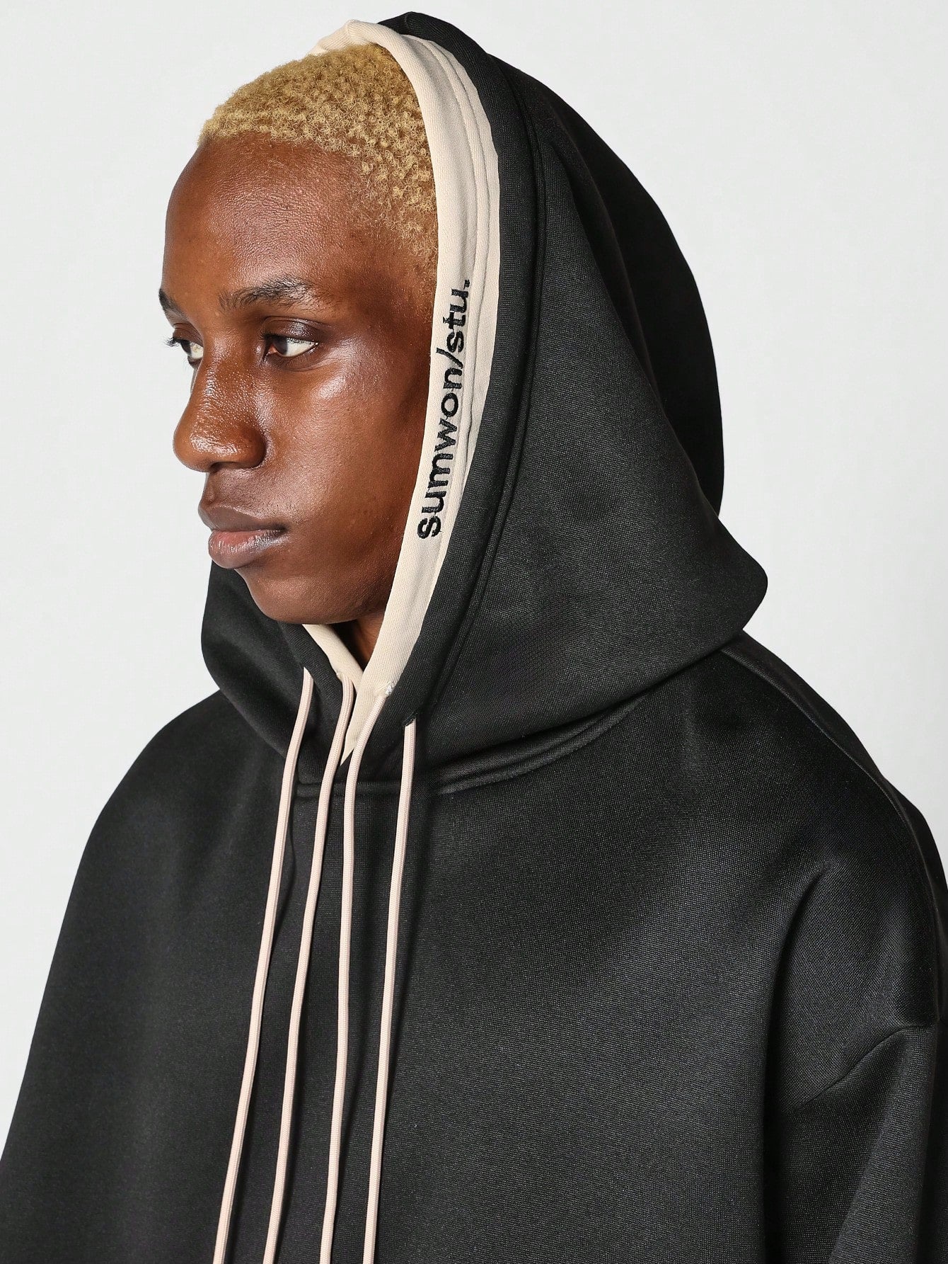Overhead Double Layer Hoodie With Embroidery College Ready