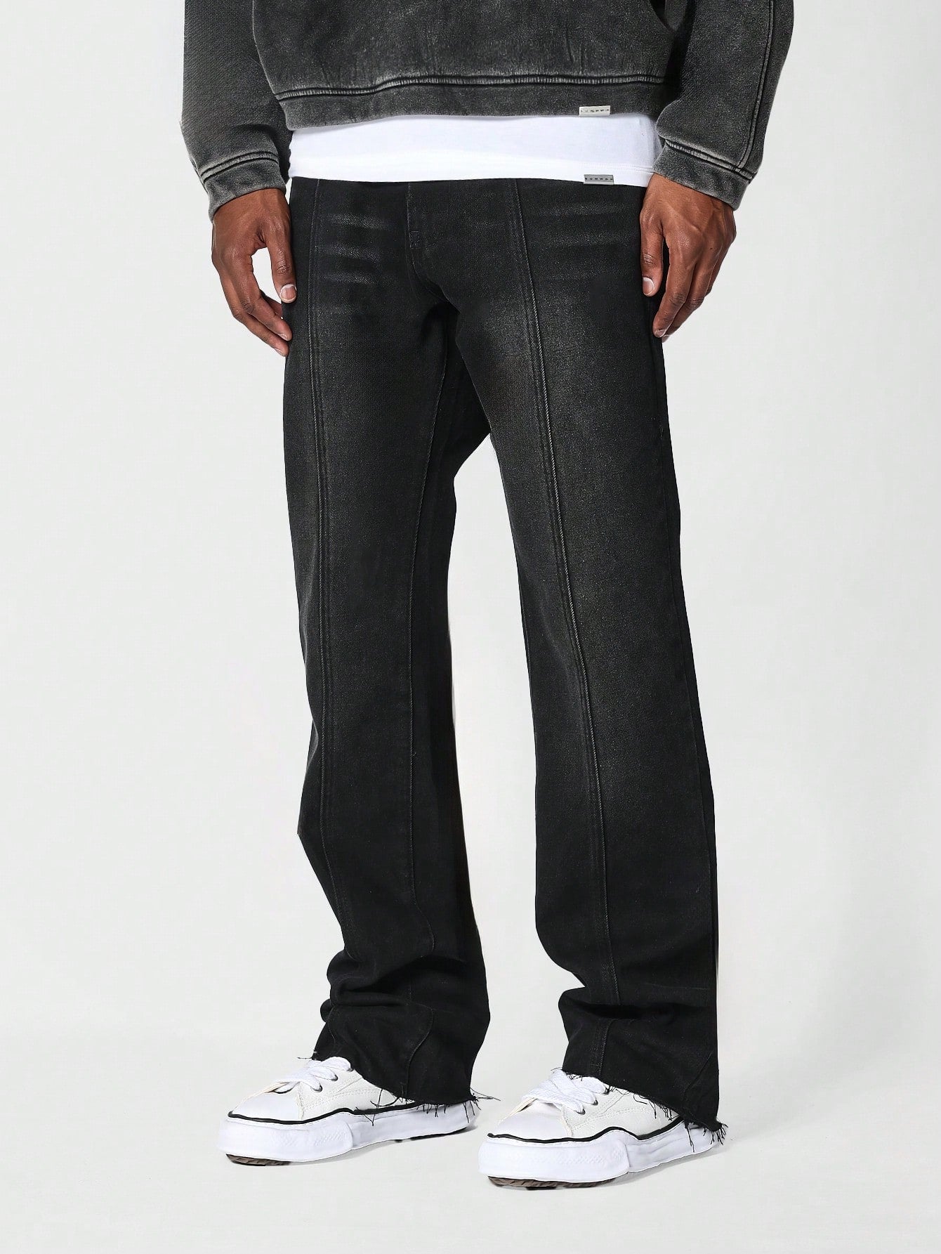 Flare Fit Jean With Seam Detail