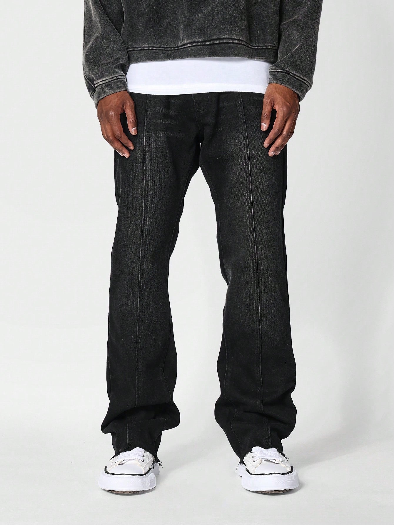 Flare Fit Jean With Seam Detail