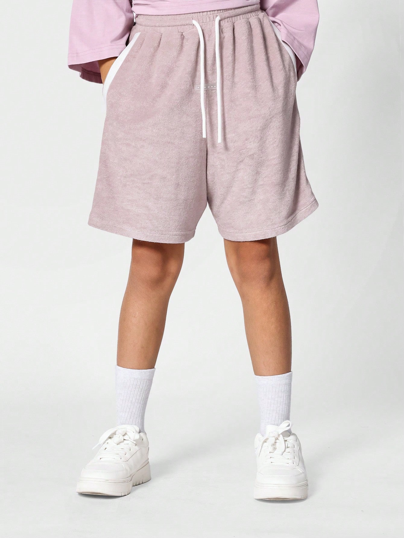 Kids Unisex Towelling Shorts Back To School