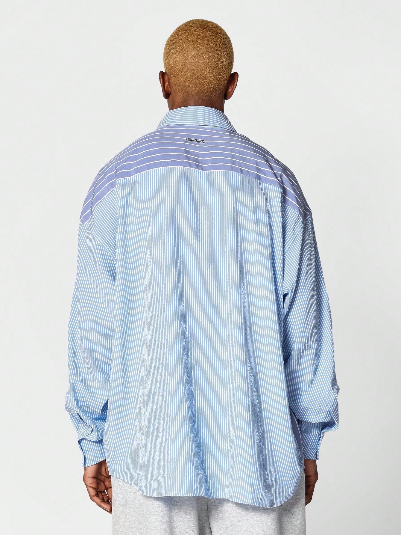 Oversized Fit Stripe Shirt