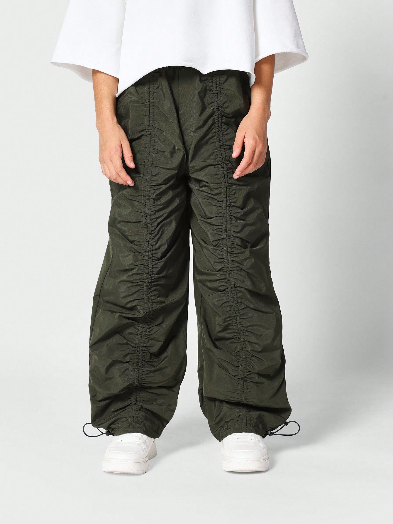 Kids Unisex Nylon Parachute Pant